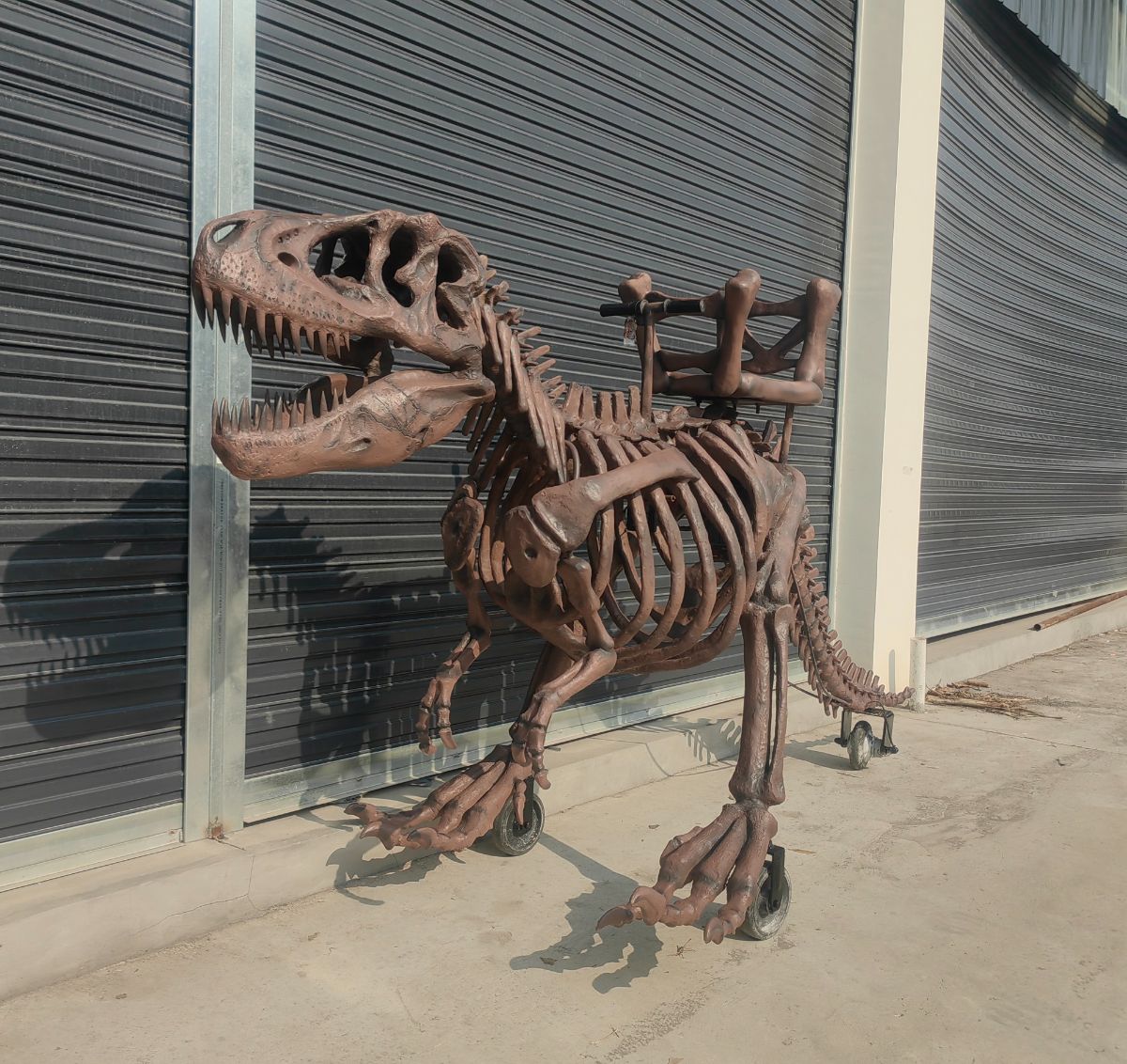 High quality dinosaur fossil simulation dinosaur skeleton ride for sale