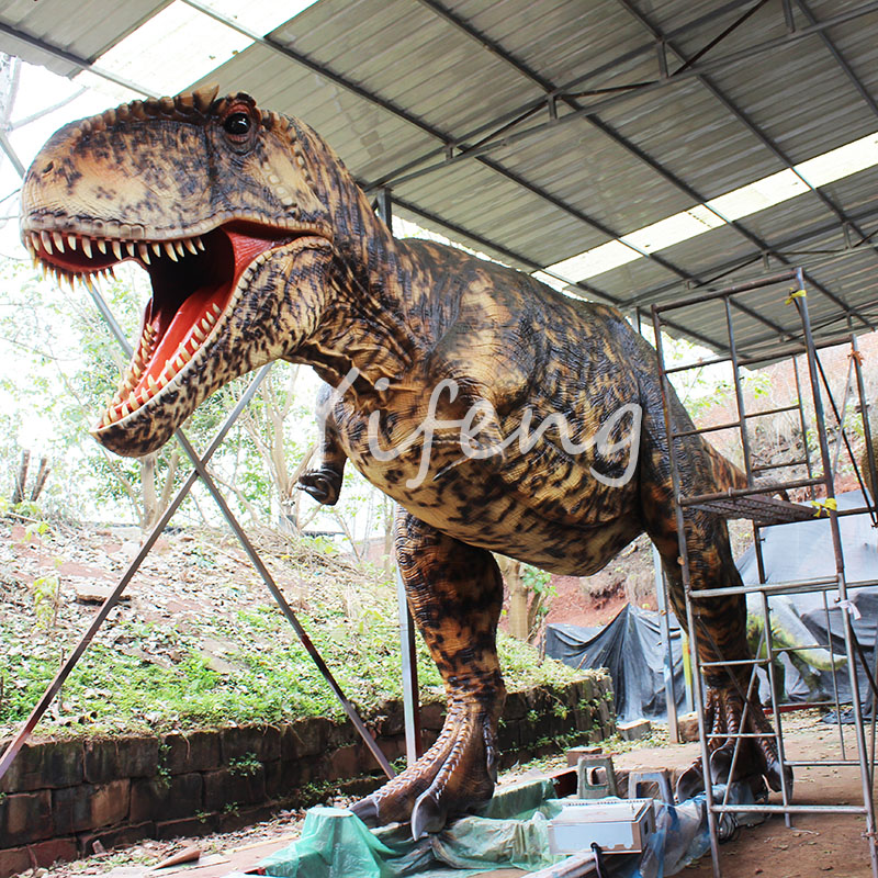 Jurassic World Jungle Park Artificial Dinosaur Animatronic Giganotosaurus Garden Statue