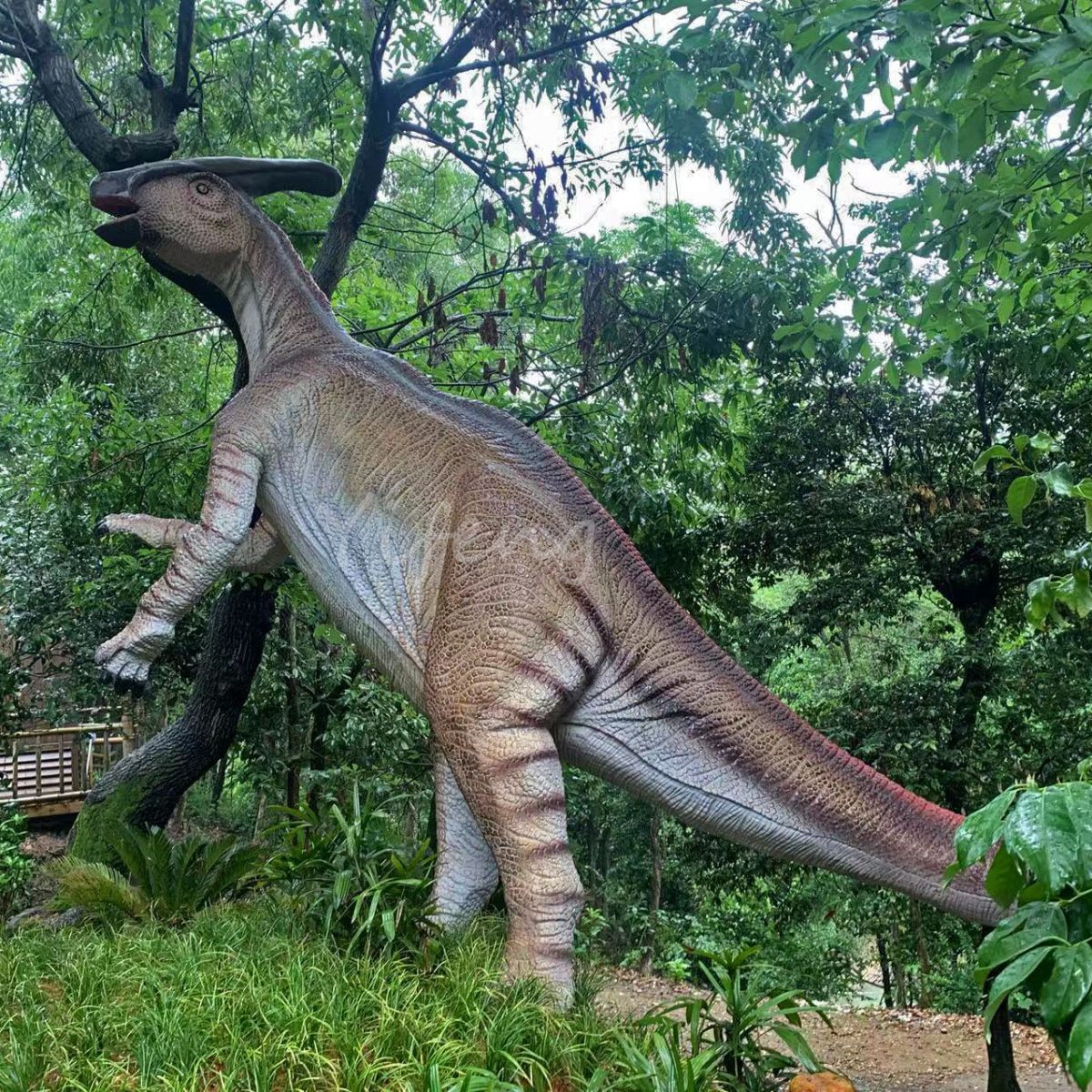 Lifelike Animatronic Parasaurolophus for Sale