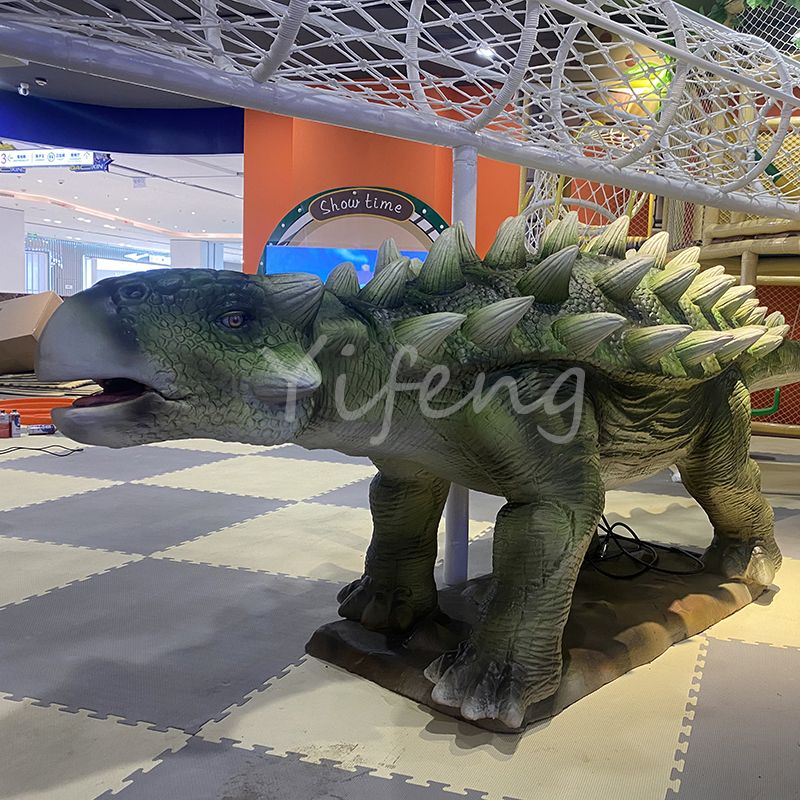 Lifelike Animatronic Ankylosaurus for Theme
